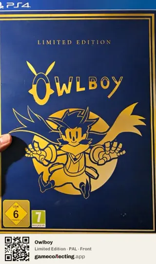 Owlboy PlayStation 4, PAL box front