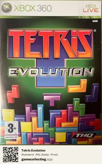 Tetris Evolution Xbox 360, Italy box front