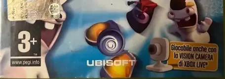 Rayman Raving Rabbids, the PEGI square on its front