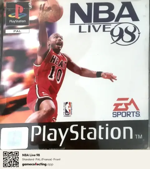 NBA Live 98 PlayStation, France box front