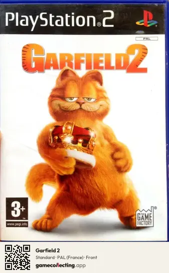 Garfield 2 PlayStation 2, France box front