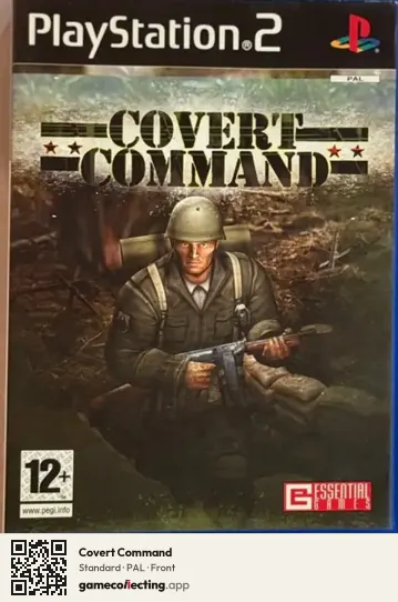 Covert Command PlayStation 2, PAL box front