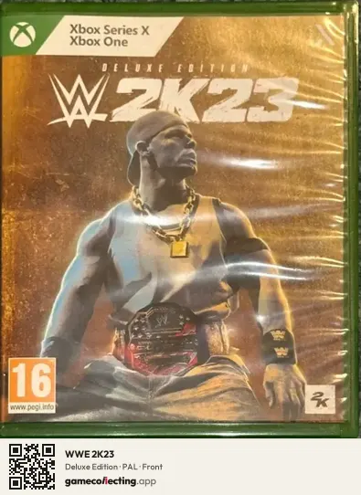 WWE 2K23 Xbox Series X, PAL box front
