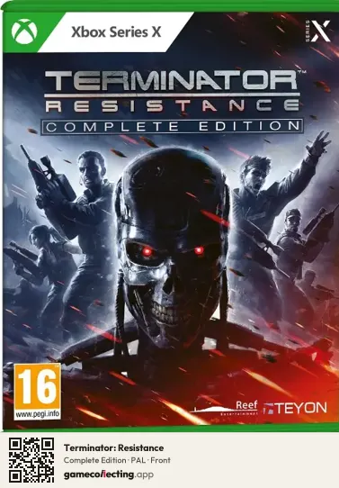 Terminator: Resistance Xbox Series X, PAL box front