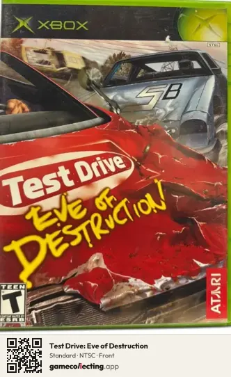 Test Drive: Eve of Destruction Xbox, NTSC box front