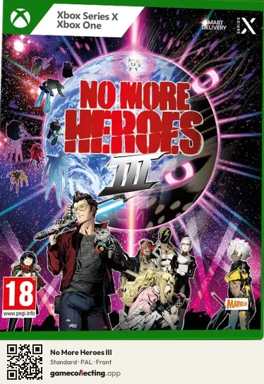 No More Heroes III Xbox Series X, PAL box front
