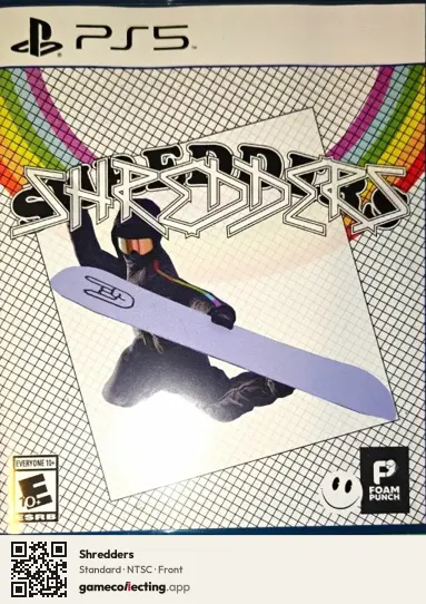 Shredders PlayStation 5, NTSC box front