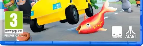 Totally Reliable Delivery Service, the PEGI square on its front