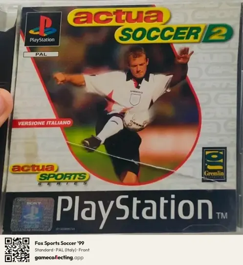 Fox Sports Soccer '99 PlayStation, Italy box front