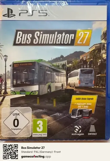 Bus Simulator 27 PlayStation 5, Germany box front