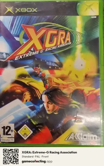 XGRA: Extreme-G Racing Association Xbox, PAL box front