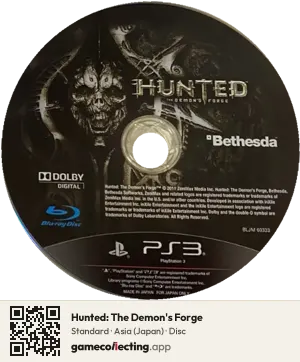 Hunted: The Demon's Forge PlayStation 3, Asia disc
