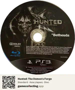 Hunted: The Demon's Forge PlayStation 3, Asia disc