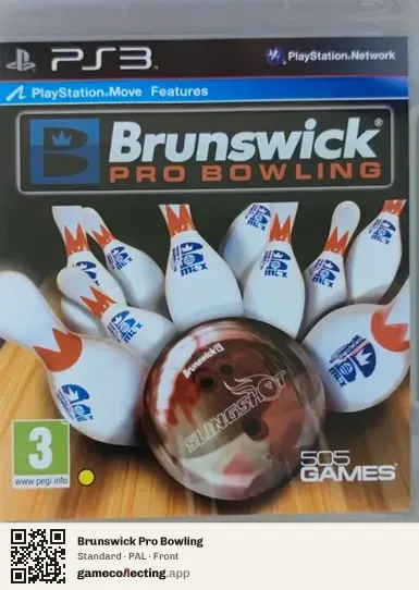 Brunswick Pro Bowling PlayStation 3, PAL box front