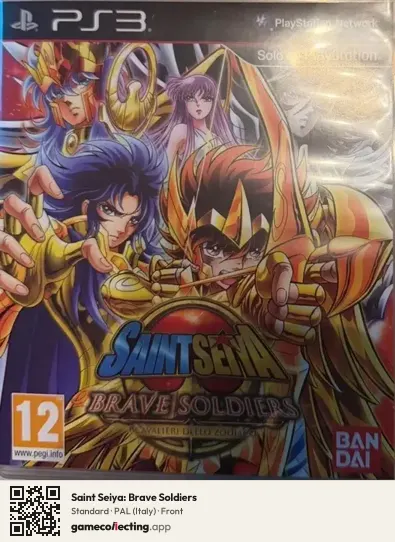 Saint Seiya: Brave Soldiers PlayStation 3, Italy box front