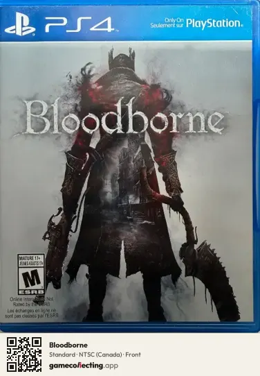 Bloodborne PlayStation 4, Canada box front