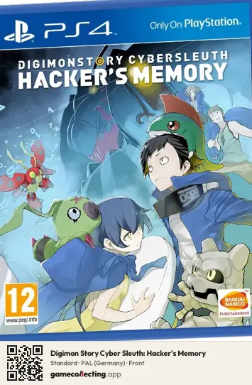 Digimon Story Cyber Sleuth: Hacker's Memory PlayStation 4, Germany box front