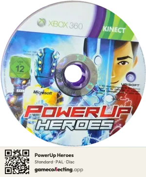 PowerUp Heroes Xbox 360, PAL disc