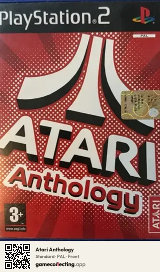Atari Anthology PlayStation 2, PAL box front