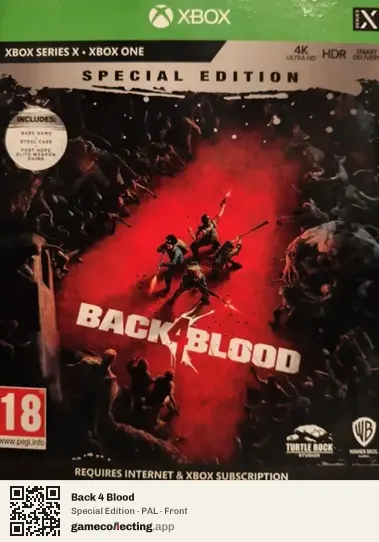 Back 4 Blood Xbox One, PAL box front
