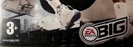 NBA Street Homecourt, the PEGI square on its front