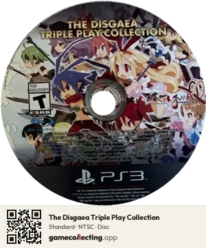 The Disgaea Triple Play Collection PlayStation 3, NTSC disc