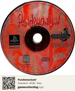 Pandemonium! PlayStation, NTSC disc