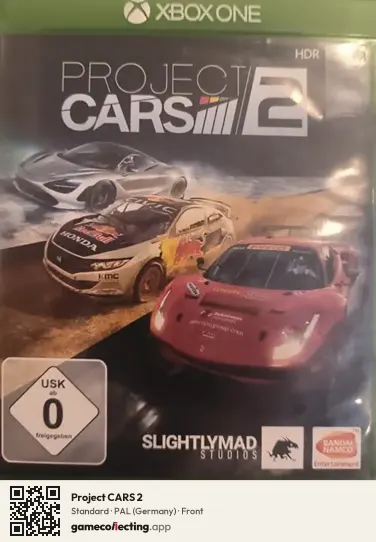 Project CARS 2 Xbox One, Germany box front