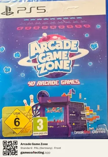 Arcade Game Zone PlayStation 5, Germany box front