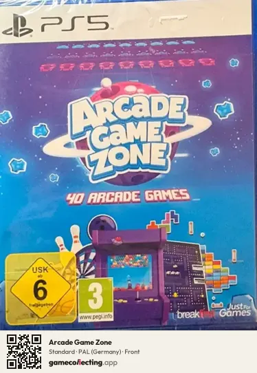 Arcade Game Zone PlayStation 5, Germany box front