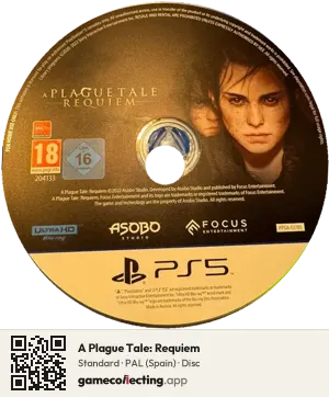 A Plague Tale: Requiem PlayStation 5, PAL disc