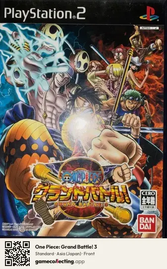 One Piece: Grand Battle! 3 PlayStation 2, Asia box front