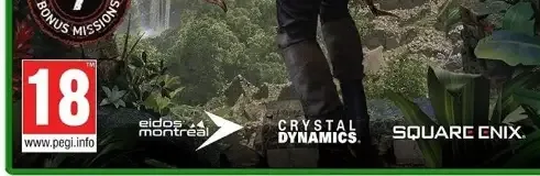 Shadow of the Tomb Raider, the PEGI square on its front