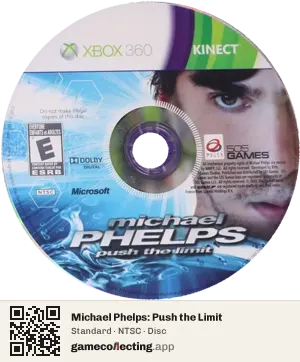 Michael Phelps: Push the Limit Xbox 360, NTSC disc