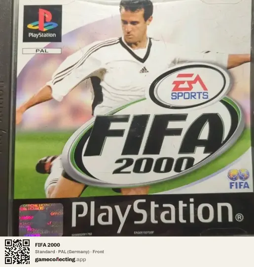 FIFA 2000 PlayStation, Germany box front