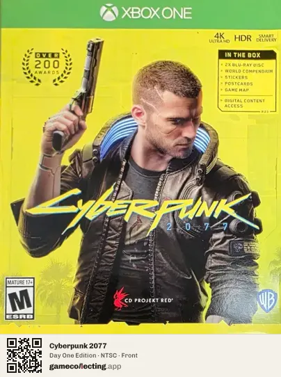 Cyberpunk 2077 Xbox One, NTSC box front