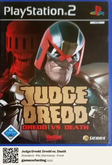Judge Dredd: Dredd vs. Death PlayStation 2, Germany box front