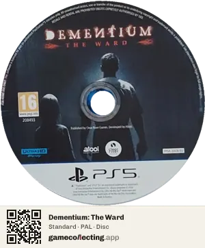 Dementium: The Ward PlayStation 5, PAL disc