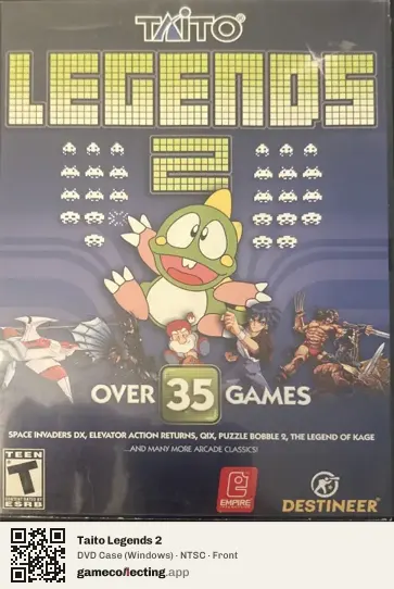 Taito Legends 2 Computer, NTSC box front