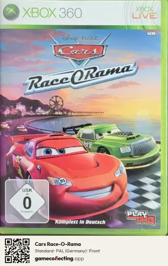 Cars Race-O-Rama Xbox 360, Germany box front