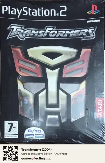 Transformers (2004) PlayStation 2, PAL box front