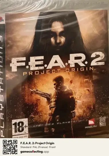 F.E.A.R. 2: Project Origin PlayStation 3, France box front