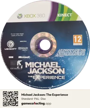 Michael Jackson: The Experience Xbox 360, PAL disc