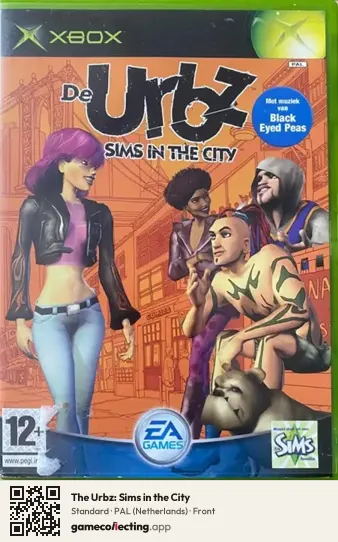 The Urbz: Sims in the City Xbox, Netherlands box front
