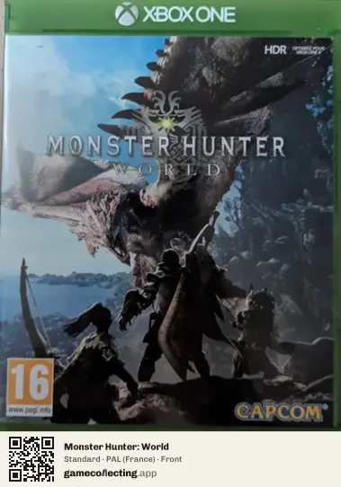 Monster Hunter: World Xbox One, France box front