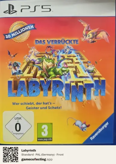 Labyrinth PlayStation 5, Germany box front