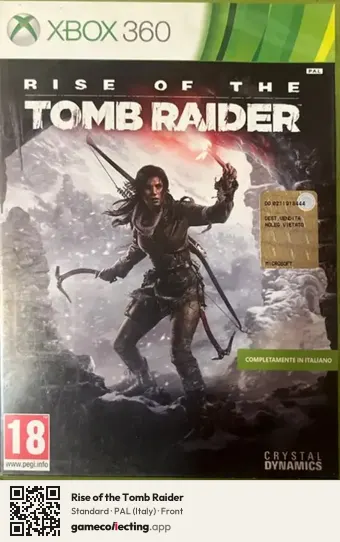 Rise of the Tomb Raider Xbox 360, Italy box front
