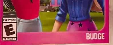 Barbie DreamHouse Adventures, the ESRB box on its front