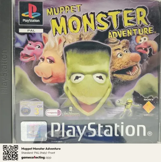 Muppet Monster Adventure PlayStation, Italy box front