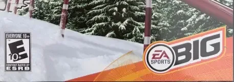SSX on Tour, the ESRB box on its front